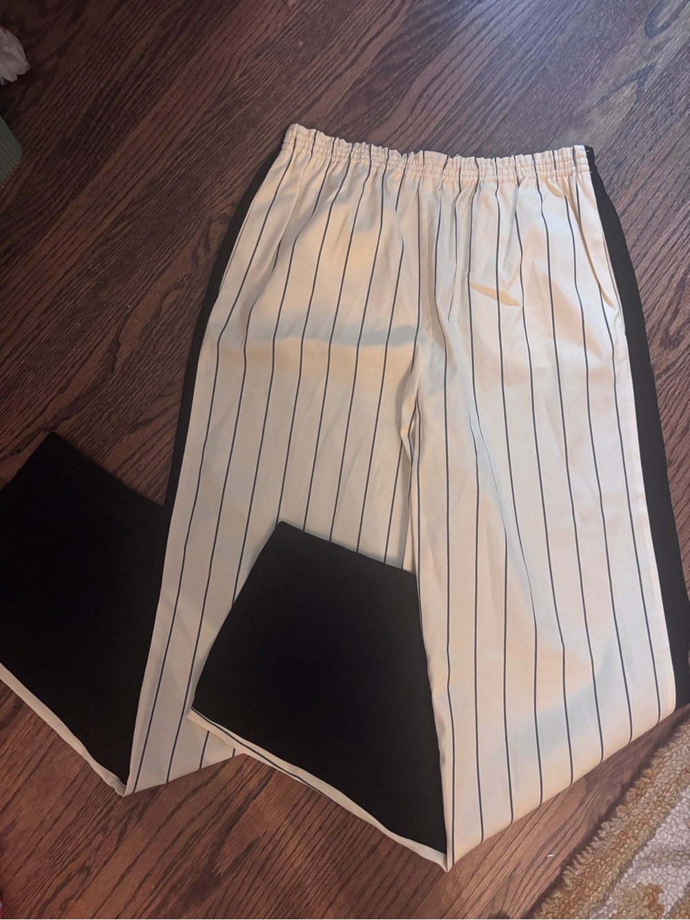 Tory Burch Rowing Stripe wide leg trousers Sz 10
